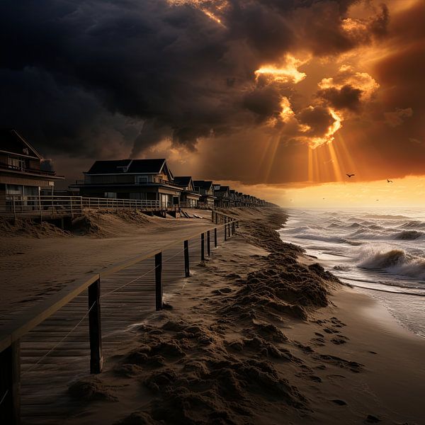 life on the beach by Egon Zitter