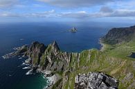 View of the sea from the top of the Matind by Jaap Voets thumbnail