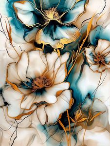 Blumen und Gold