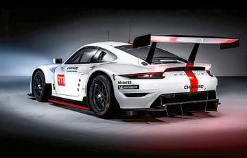 Porsche 911 RSR GTE sur Gert Hilbink