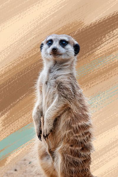 Watchful monkey with details by Imperial Art House