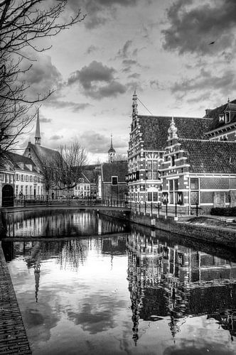 Museum Flehite historical Amersfoort black and white