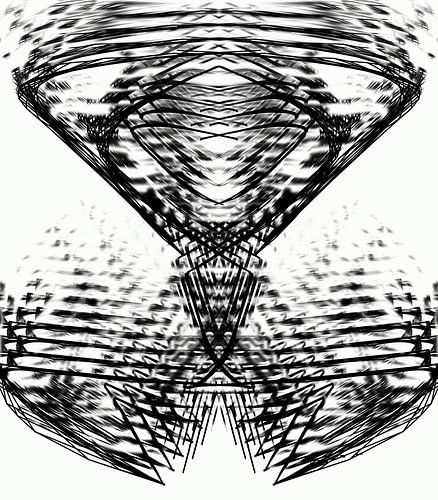 Abstract Black and White