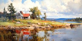 Country cottage tranquillity by ByNoukk