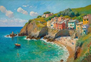 Cinque Terre Küstenlinie Landschaft