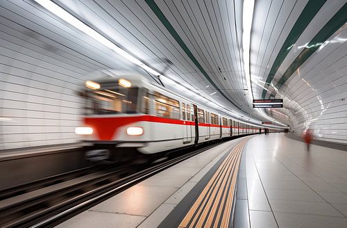 Track movement, train passage, light show