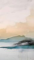 ZEN Kunst Drieluik (3): Japans berglandschap
