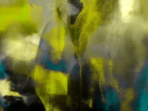 Kosmos Droom Meditatie Teal Lichtgroen