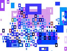 Mondriaan stijl kleurrijk by Ready Or Not