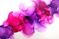 Une paire céleste de nuages roses