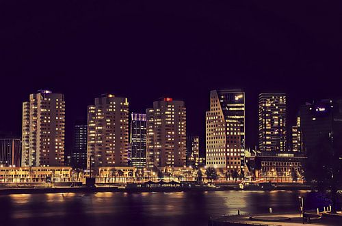 Skyline Rotterdam painting