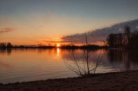 Sonnenaufgang in den Niederlanden