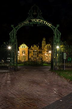 Rams Woerthe by night van Jan Roelof Brinksma