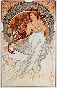 De muziek - Alphonse Mucha