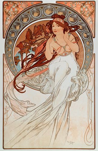 La musique - Alphonse Mucha