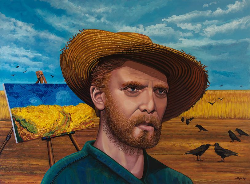 Last moments of Vincent van Gogh Painting by Paul Meijering
