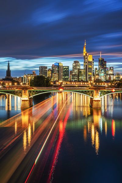 Frankfurt City Lights by Robin Oelschlegel