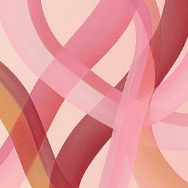 Zacht abstract schilderij van Modern Collection