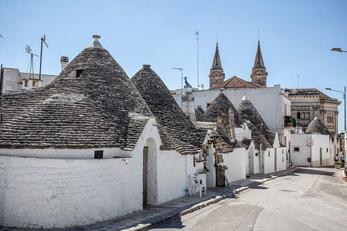 alberobello beroemde trullo's  in Puglia
