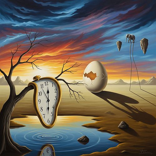 Paysages de rêve de l'esprit - Surréalisme Art Peinture