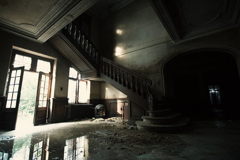 La salle abandonnée du château d'Urbex par Melvin Meijer