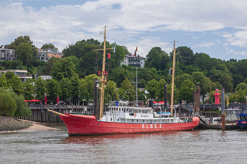 Feuerschiff Elbe 3 im Museumshafen Oevelgönne von Torsten Krüger