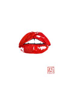 rote Lippen von Péchane Sumie