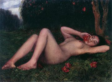 Torajiro Kojima – A Nude with Camellias von Peter Balan