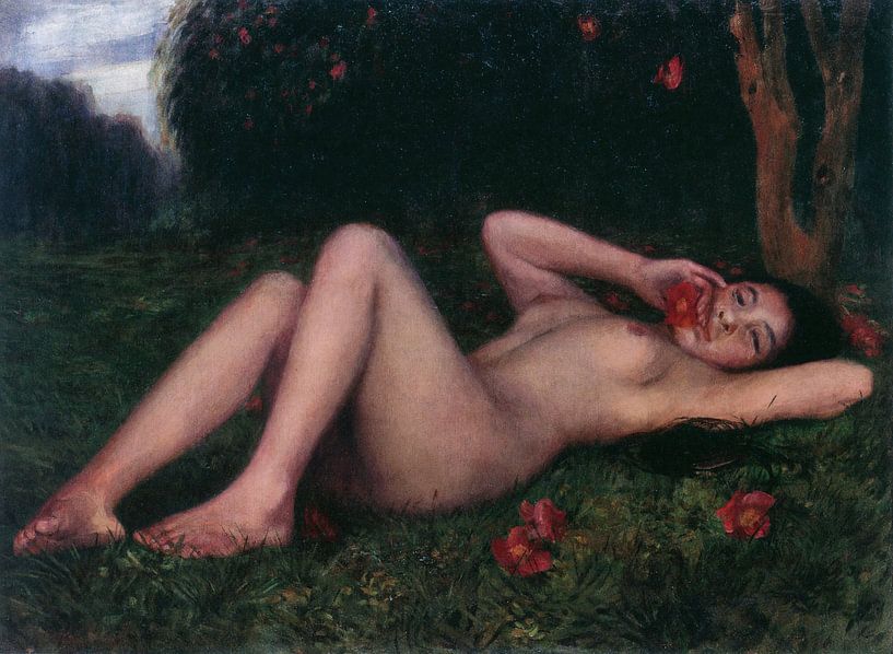 Torajiro Kojima – A Nude with Camellias von Peter Balan
