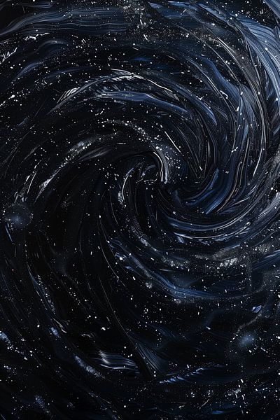 Tanz der Sterne in Mitternachtsblau von artefacti