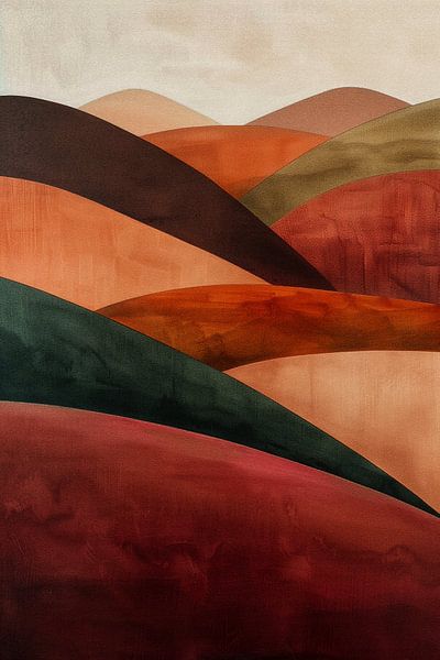 Abstract Earth Hills by Whale & Sons