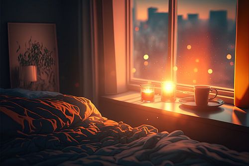 Stadsdawn: heerlijk warm wakker worden in de stad