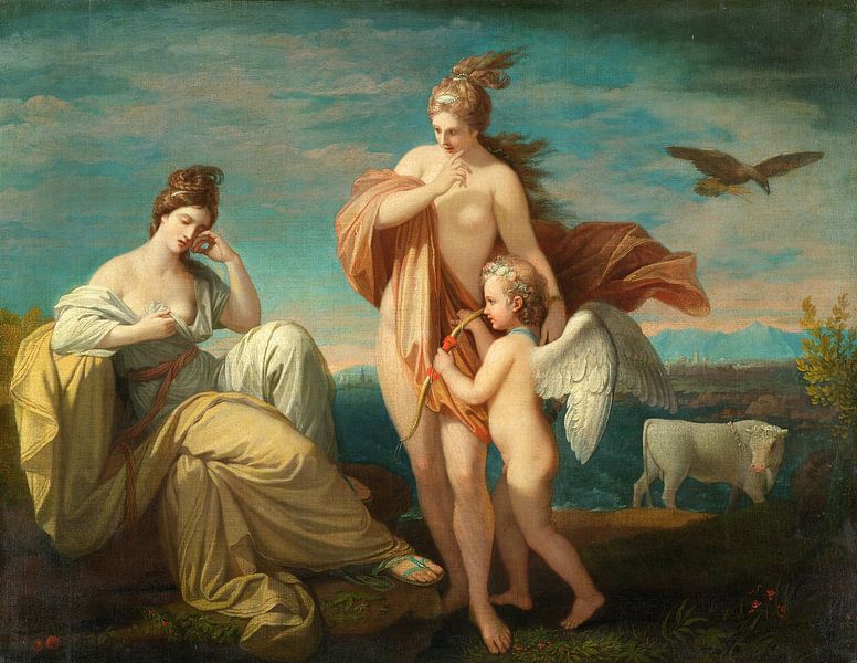 Benjamin West,Venus en Europa van finemasterpiece