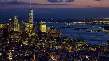 New York   Abendstimmung van Kurt Krause