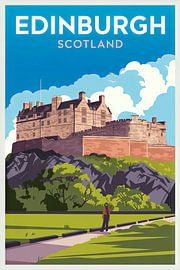 Édimbourg, Écosse. sur Poster Art Shop