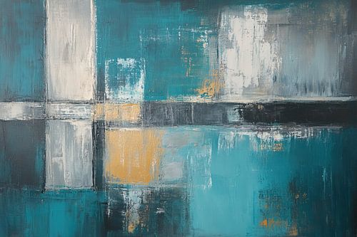 Art turquoise | Réflexion turquoise