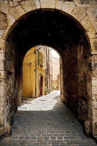 Village de rue du sud de la France