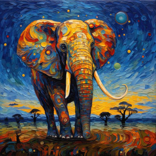 Elephant Africa Poster Print by Niklas Maximilian