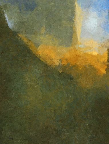 Glooiend ochtendlicht