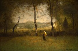 Ramasseur de bois : un après-midi d'automne, George Inness