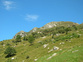 Bergwelten XL - Bergalm oberhalb des Valle di Livo von Helmut Martin - The Art of Stone - Steinkunst & Photographie