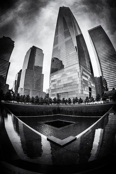 Mémorial du 11 septembre à New York par Bart van Dinten