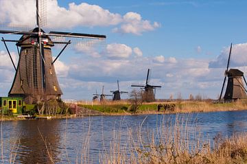 Kinderdijk Holland van Brian Morgan