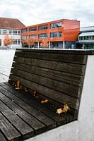 Uitzicht op het Gymnasium am Markt