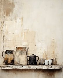Nature morte dans le style japonais et wabi-sabi. sur Carla Van Iersel