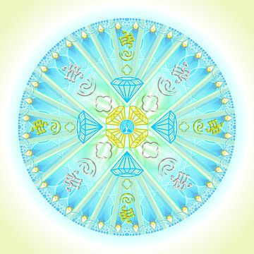 Kristallen Mandala-Dame Geloof-21.09.2023 van SHANA-Lichtpionier