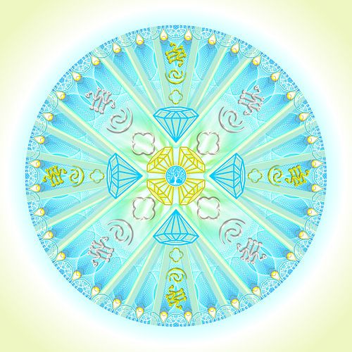 Kristallen Mandala-Dame Geloof-21.09.2023