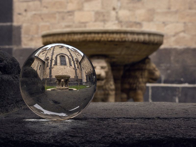 Crystal ball at the abbey by Betty Maria Digital Art