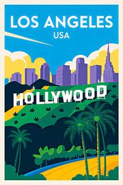 Los Angeles, USA. by Poster Art Shop
