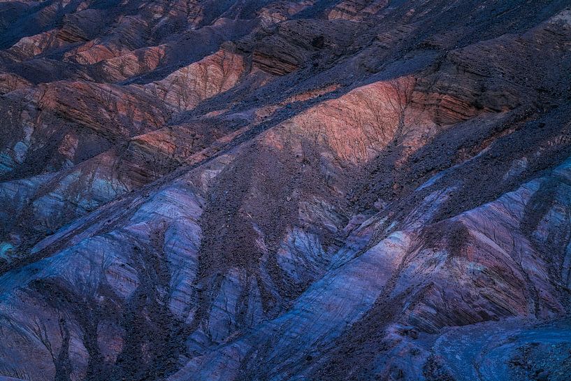 Blaue und orangefarbene Grate von Loris Photography